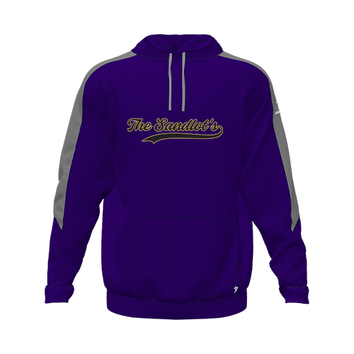 [CUS-DFW-HOOD-FLC-LSL-PUR-YXS-LOGO2] Hoodie (Youth XS, Purple, Logo 2)
