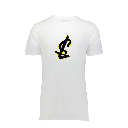 [FTSCUBWH-AS-LOGO1] Decker Men's Tri-Blend T-Shirt - Short Sleeve (Adult S, White, Logo 1)