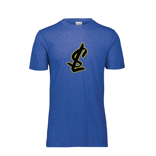 [FTSCUBNV-AS-LOGO1] Decker Men's Tri-Blend T-Shirt - Short Sleeve (Adult S, Navy, Logo 1)