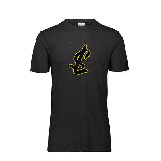 [FTSCUBBK-YS-LOGO1] Decker Youth Tri-Blend T-Shirt - Short Sleeve (Youth S, Black, Logo 1)