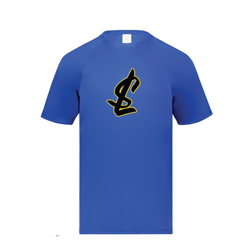 [2791.060.S-LOGO1] Youth Smooth Sport T-Shirt (Youth S, Royal, Logo 1)