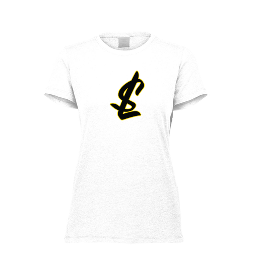 [FTSCUBWH-FAXS-LOGO1] Decker Women's Tri-Blend T-Shirt - Short Sleeve (Female Adult XS, White, Logo 1)