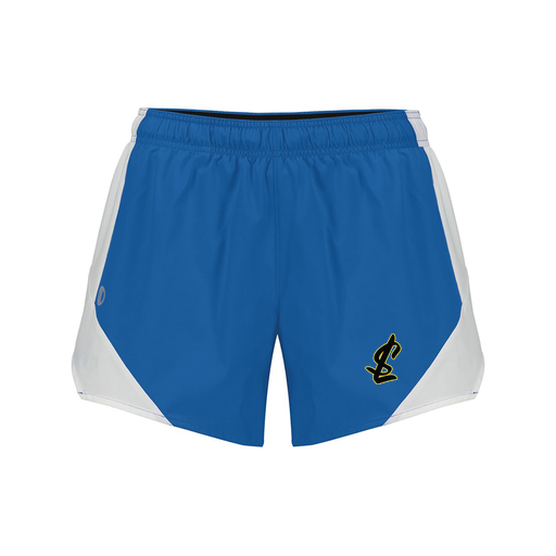 [229489.H02.S-LOGO1] Girls Olympus Shorts (Female Youth S, Royal, Logo 1)