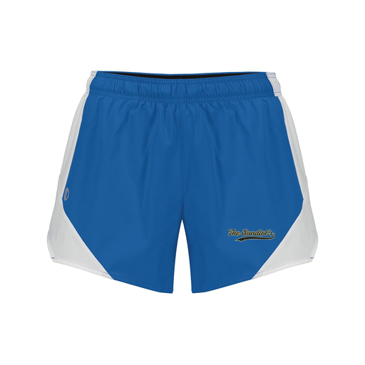 [229489.H02.S-LOGO2] Girls Olympus Shorts (Female Youth S, Royal, Logo 2)