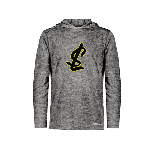 [FOLHCGBK-YS-LOGO1] Decker Youth Charge Hoodie (Youth S, Black, Logo 1)