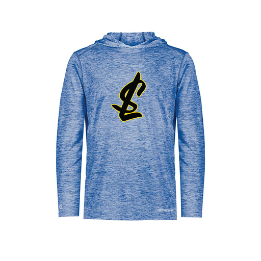 [FOLHCGRY-YS-LOGO1] Decker Youth Charge Hoodie (Youth S, Royal, Logo 1)