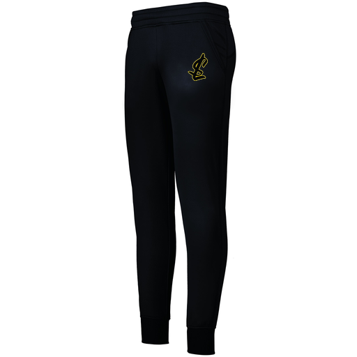 [5568.080.XS-LOGO1] Ladies Performance Jogger (Female Adult XS, Black, Logo 1)